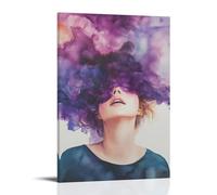 HDSCLMYY Let Watercolor Heal You Trendy Hanging Wall Art Decorative Mural Poster20x30inch(50x75cm)