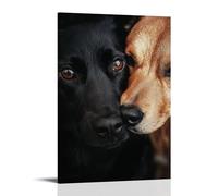 HDSCLMYY Pet Poster Love, Loyal Dog Companions Trendy Hanging Wall Art Decorative Mural Poster16x24inch(40x60cm)