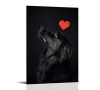 HDSCLMYY Pet Poster Love, Loyal Hearts Dog Edition Trendy Hanging Wall Art Decorative Mural Poster08x12inch(20x30cm)