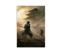 HDSCLMYY Samurai- Blades of The Rising Sun Trendy Hanging Wall Art Decorative Mural Poster12x18inch(30x45cm)