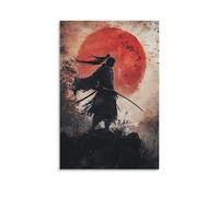 HDSCLMYY Samurai- Shadows of The Crimson Dawn Trendy Hanging Wall Art Decorative Mural Poster08x12inch(20x30cm)
