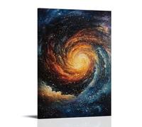 HDSCLMYY Starry Vortex- The Swirling Galaxy of Infinite Possibilities Trendy Hanging Wall Art Decorative Mural Poster20x30inch(50x75cm)