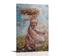 HDSCLMYY Wind Carries Petals Through The Nave As If The Spirit Had Come Dressed in Blossoms Trendy Hanging Wall Art Decorative Mural Poster24x36inch(60x90cm)