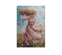 HDSCLMYY Wind Carries Petals Through The Nave As If The Spirit Had Come Dressed in Blossoms Trendy Hanging Wall Art Decorative Mural Poster24x36inch(60x90cm)