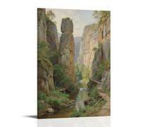 HDSCLMYY Zhangjiajie Forest Scenic Sandstone Pillars Trendy Hanging Wall Art Decorative Mural Poster08x12inch(20x30cm)