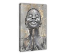 HDSDA Children's Gratitude Canvas Poster Wall Art Decor Print Picture Paintings for Living Room Bedroom Decoration 08x12inch(20x30cm)