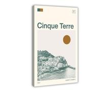 HDSDA Cinque Terre, Italy Canvas Poster Wall Art Decor Print Picture Paintings for Living Room Bedroom Decoration 08x12inch(20x30cm)