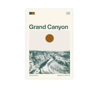 HDSDA Grand Canyon USA Travel Canvas Poster Wall Art Decor Print Picture Paintings for Living Room Bedroom Decoration 08x12inch(20x30cm)