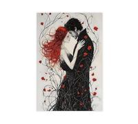 HDSDA Love in The Darkness of Greece Canvas Poster Wall Art Decor Print Picture Paintings for Living Room Bedroom Decoration 16x24inch(40x60cm)