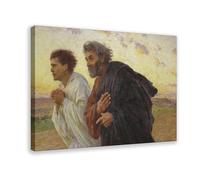 HDSDA Morning Light Rushes to The Disciples Poster Canvas Poster Wall Art Decor Print Picture Paintings for Living Room Bedroom Decoration 16x24inch(40x60cm)