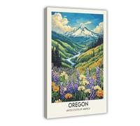 HDSDA Portland Oregon Poster Canvas Poster Bedroom Decor Landscape Office Room Decor Gift 24x36inch(60x90cm)