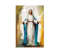HDSDA Poster of The Blessed Virgin Mary Art Canvas Poster Bedroom Decor Landscape Office Room Decor Gift 24x36inch(60x90cm)