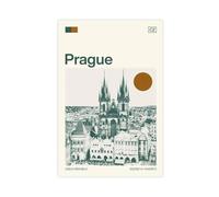 HDSDA Prague, Czech Republic Art Canvas Poster Bedroom Decor Landscape Office Room Decor Gift 20x30inch(50x75cm)