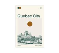 HDSDA Quebec City, Canada Canvas Poster Wall Art Decor Print Picture Paintings for Living Room Bedroom Decoration 24x36inch(60x90cm)
