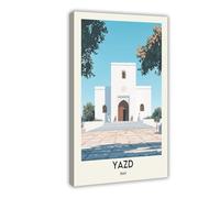 HDSDA Retro Iran Poster Canvas Poster Bedroom Decor Landscape Office Room Decor Gift 20x30inch(50x75cm)