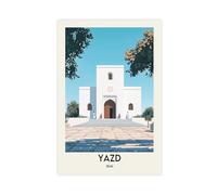 HDSDA Retro Iran Poster Canvas Poster Bedroom Decor Landscape Office Room Decor Gift 20x30inch(50x75cm)