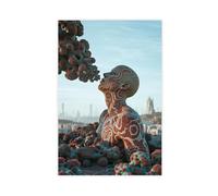 HDSDA Skin Generative Pattern Abstract Art (3) Canvas Poster Wall Art Decor Print Picture Paintings for Living Room Bedroom Decoration 24x36inch(60x90cm)