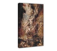 HDSDA The Fallen One's Art of Destruction Poster Canvas Poster Bedroom Decor Landscape Office Room Decor Gift 12x18inch(30x45cm)