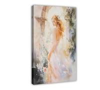HDSDA The Sacred Goddess Aphrodite Canvas Poster Wall Art Decor Print Picture Paintings for Living Room Bedroom Decoration 16x24inch(40x60cm)