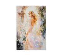 HDSDA The Sacred Goddess Aphrodite Canvas Poster Wall Art Decor Print Picture Paintings for Living Room Bedroom Decoration 16x24inch(40x60cm)