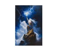 HDSDA Zeus, King of The Gods Canvas Poster Wall Art Decor Print Picture Paintings for Living Room Bedroom Decoration 08x12inch(20x30cm)