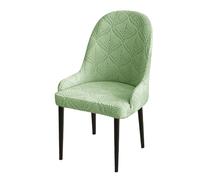 HDSDVNON Armrest Dining Chair Set With Full Coverage Design For Home, Restaurant, Hotel Decoration, Available In 6 Solid Colors(Green,1 Set)