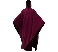 HDSDVNON Wearable Blanket Hoodie - Unisex Cloak With Adjustable Hood, Oversized Fleece Lounge Cape For Indoor/Outdoor(Red)