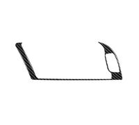 HDSHBJIP Solid carbon fiber car warning light panel frame sticker Only left-hand drive models Compatible for Audi A4L A5 2009-2016(Cabon Fiber Black)