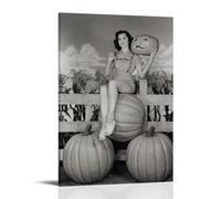 HDSHJFIK Aesthetic Beauty Ann Rutherford Jack-o'-lantern Poster Decorative Painting Canvas Wall Posters And Art Picture Print Modern Family Bedroom Decor Posters 12x18inch(30x45cm)