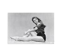 HDSHJFIK Aesthetic Beauty Brigitte Bardot Vintage Poster Decorative Painting Canvas Wall Posters And Art Picture Print Modern Family Bedroom Decor Posters 20x30inch(50x75cm)