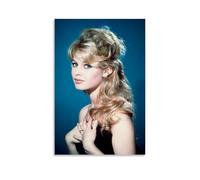 HDSHJFIK Brigitte Bardot Aesthetic Celebrity Poster Decorative Painting Canvas Wall Posters And Art Picture Print Modern Family Bedroom Decor Posters 16x24inch(40x60cm)