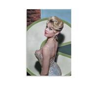 HDSHJFIK Brigitte Bardot Blond Actress Poster Decorative Painting Canvas Wall Posters And Art Picture Print Modern Family Bedroom Decor Posters 24x36inch(60x90cm)