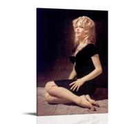 HDSHJFIK Brigitte Bardot Vintage Blond Poster Decorative Painting Canvas Wall Posters And Art Picture Print Modern Family Bedroom Decor Posters 24x36inch(60x90cm)