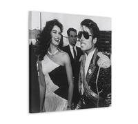 HDSHJFIK Brooke Shields Glamorous Movie Stars And Musicians Poster Decorative Painting Canvas Wall Posters And Art Picture Print Modern Family Bedroom Decor Posters 16x16inch(40x40cm)
