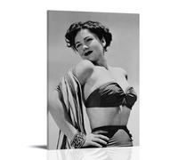 HDSHJFIK Classical Beauty Anne Baxter Graceful Figure Poster Decorative Painting Canvas Wall Posters And Art Picture Print Modern Family Bedroom Decor Posters 12x18inch(30x45cm)