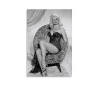 HDSHJFIK Diana Dors Sexy Blond Poster Decorative Painting Canvas Wall Posters And Art Picture Print Modern Family Bedroom Decor Posters 12x18inch(30x45cm)