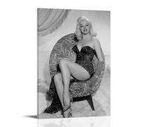 HDSHJFIK Diana Dors Sexy Blond Poster Decorative Painting Canvas Wall Posters And Art Picture Print Modern Family Bedroom Decor Posters 08x12inch(20x30cm)