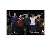 HDSHJFIK Music Legend The Eagles Concert Scene Poster Decorative Painting Canvas Wall Posters And Art Picture Print Modern Family Bedroom Decor Posters 12x18inch(30x45cm)