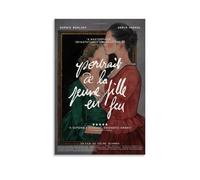 HDSHJFIK Nostalgic Excellent Movies Portrait De La Jeune Fille En Feu Poster Decorative Painting Canvas Wall Posters And Art Picture Print Modern Family Bedroom Decor Posters 20x30inch(50x75cm)