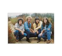 HDSHJFIK Rock Legend The Eagles Band Members Live Poster Decorative Painting Canvas Wall Posters And Art Picture Print Modern Family Bedroom Decor Posters 24x36inch(60x90cm)