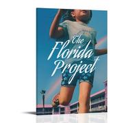 HDSHJFIK The Florida Project Poster Decorative Painting Canvas Wall Posters And Art Picture Print Modern Family Bedroom Decor Posters 24x36inch(60x90cm)