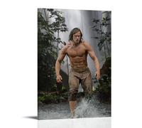 HDSHJFIK The Legend of Tarzan Movie Alexander Skarsgard As Tarzan Poster Decorative Painting Canvas Wall Posters And Art Picture Print Modern Family Bedroom Decor Posters 20x30inch(50x75cm)