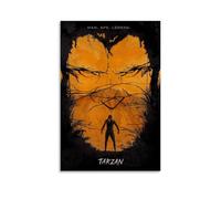 HDSHJFIK The Legend of Tarzan Movie Jungle Minimalist Poster Poster Decorative Painting Canvas Wall Posters And Art Picture Print Modern Family Bedroom Decor Posters 08x12inch(20x30cm)