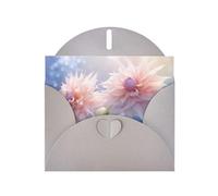 HDSKFNS 3 Colorful Flowers1 Print Greeting Cards 6x4 Inch Pearl Paper Cards With Envelopes,For Birthday Wedding Sympathy
