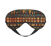 HDSKFNS African Classic Weave Print Sleep Mask Silk-Like Eye Mask Sleeping Eye Mask For Women Men For Travel Sleep Relaxation