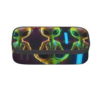 HDSKFNS Alien Planet Print Pencil Case-Pencil Bag Artists' Pens,Pencils Marker Box Large Capacity Perfect Work Travel