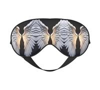 HDSKFNS Angel Wing Print Sleep Mask Silk-Like Eye Mask Sleeping Eye Mask For Women Men For Travel Sleep Relaxation