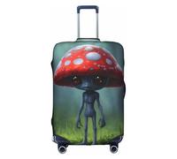 HDSKFNS Astronaut And Alien Print Suitcase Covers For Luggage Suitcase Cover Travel Luggage Cover Fits 18-32 Inch Suitcases, White, M