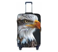 HDSKFNS Bald Eagle Print Suitcase Covers For Luggage Suitcase Cover Travel Luggage Cover Fits 18-32 Inch Suitcases, White, XL