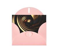 HDSKFNS Black And Gold Background1 Print Greeting Cards 6x4 Inch Pearl Paper Cards With Envelopes,For Birthday Wedding Sympathy
